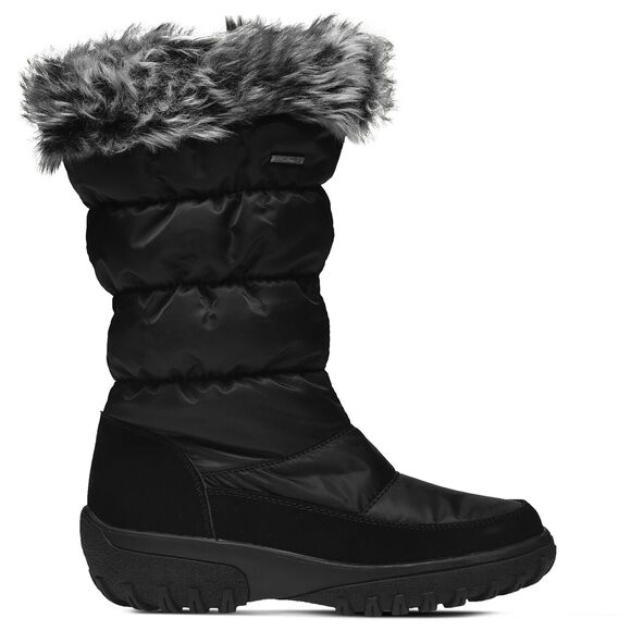 NEW Spring Step Womens Size 10.5-11 EU 42 Vanish Black Faux Fur Winter Snow Boot - Picture 1 of 8